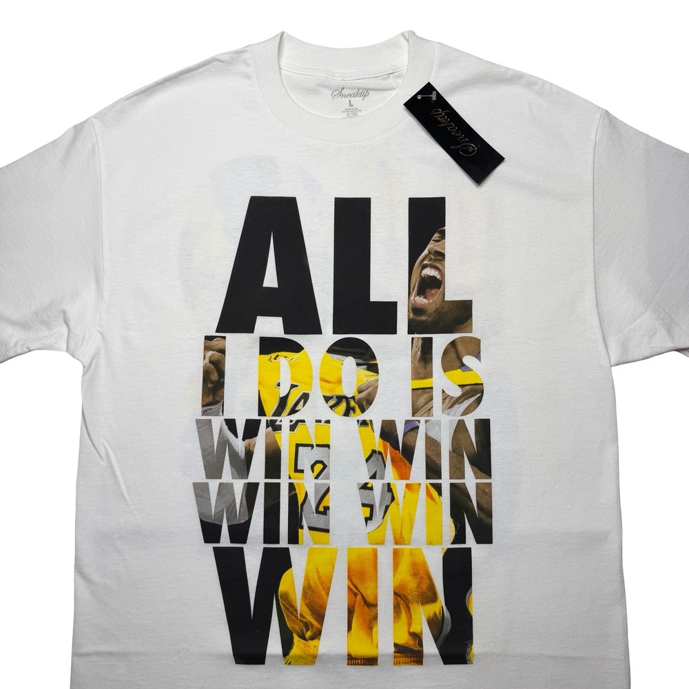 Kobe Bryant x LA Lakers x Sneaktip DJ Khalid rap lyrics shirt